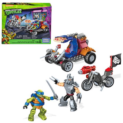 Mega Bloks Teenage Mutant Ninja Turtles Leo Shredder Showdown Playset
